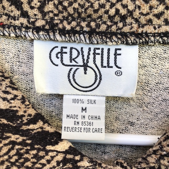 Silk Snake Skin button up - Picture 4 of 6